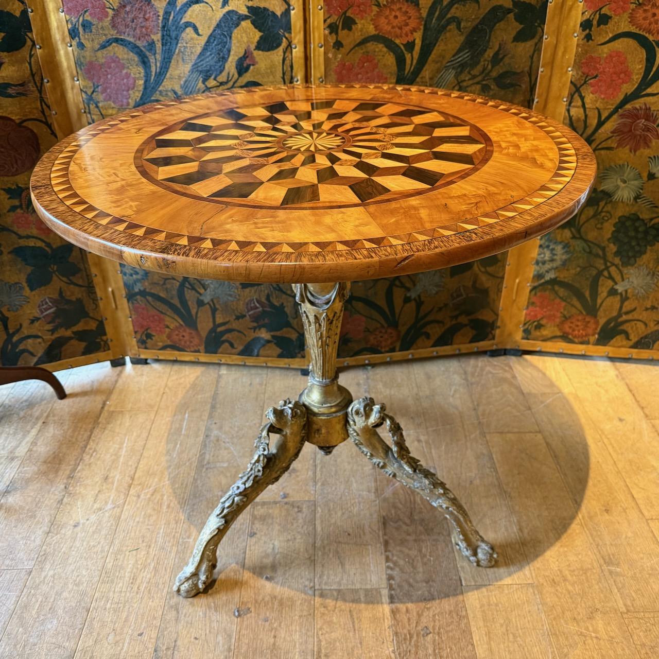 European Specimen Wood Table