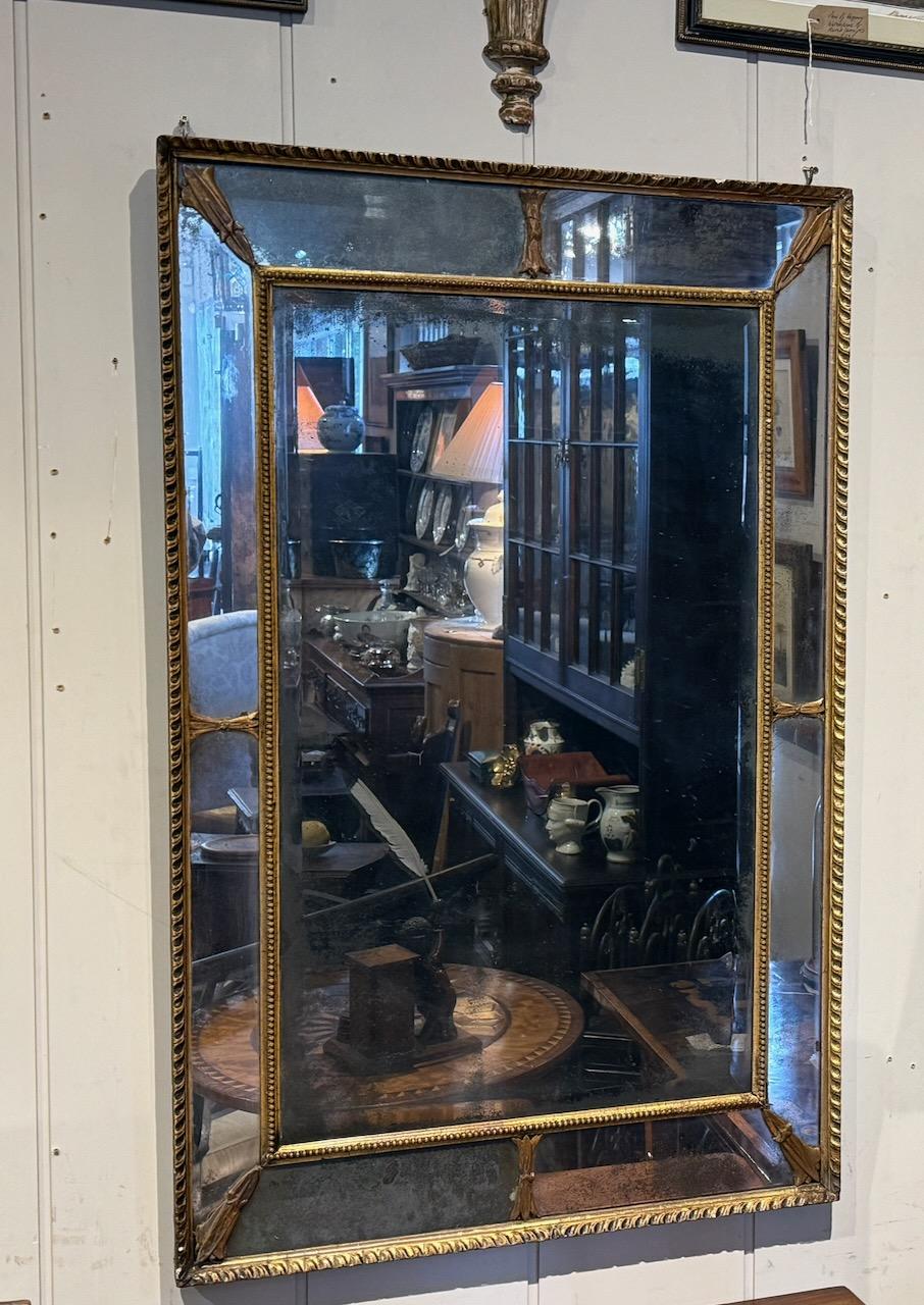 Antique George III Border Mirror
