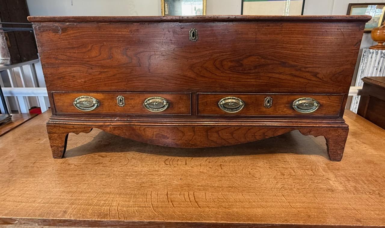 George III Elm Mule Chest