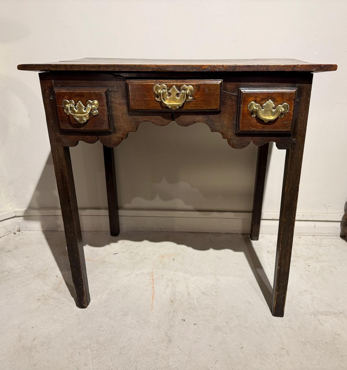 George III Fruit Wood Lowboy