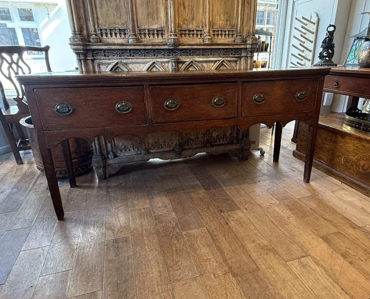 George III Pine Dresser Base