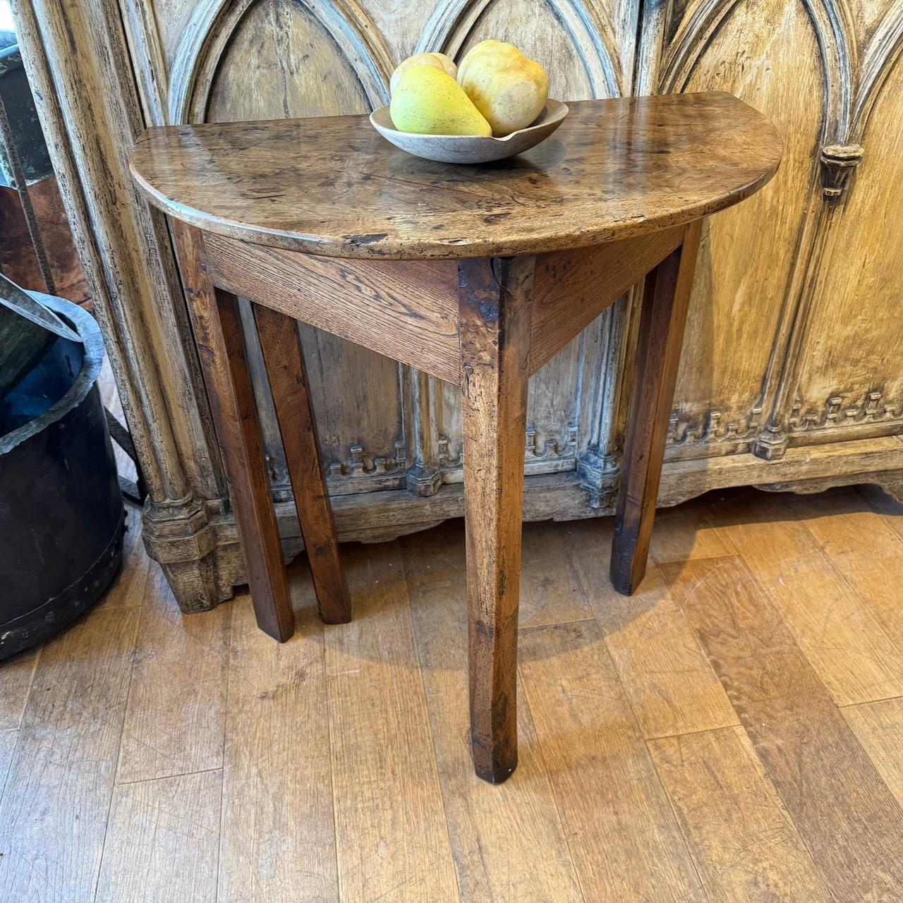 George III Walnut Drop Flap Table
