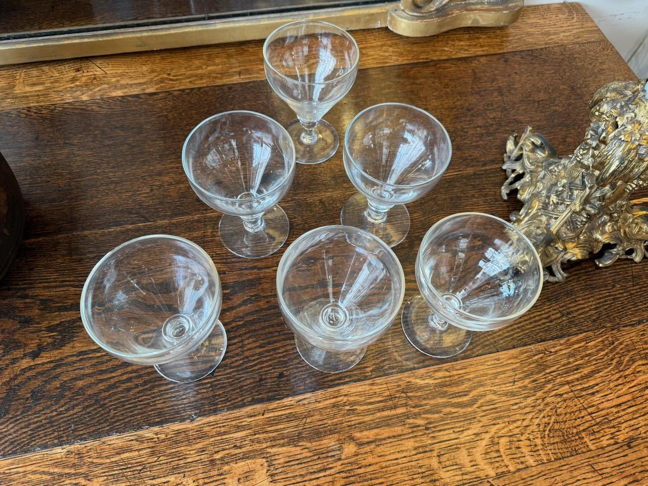 Antique Glass Rummers