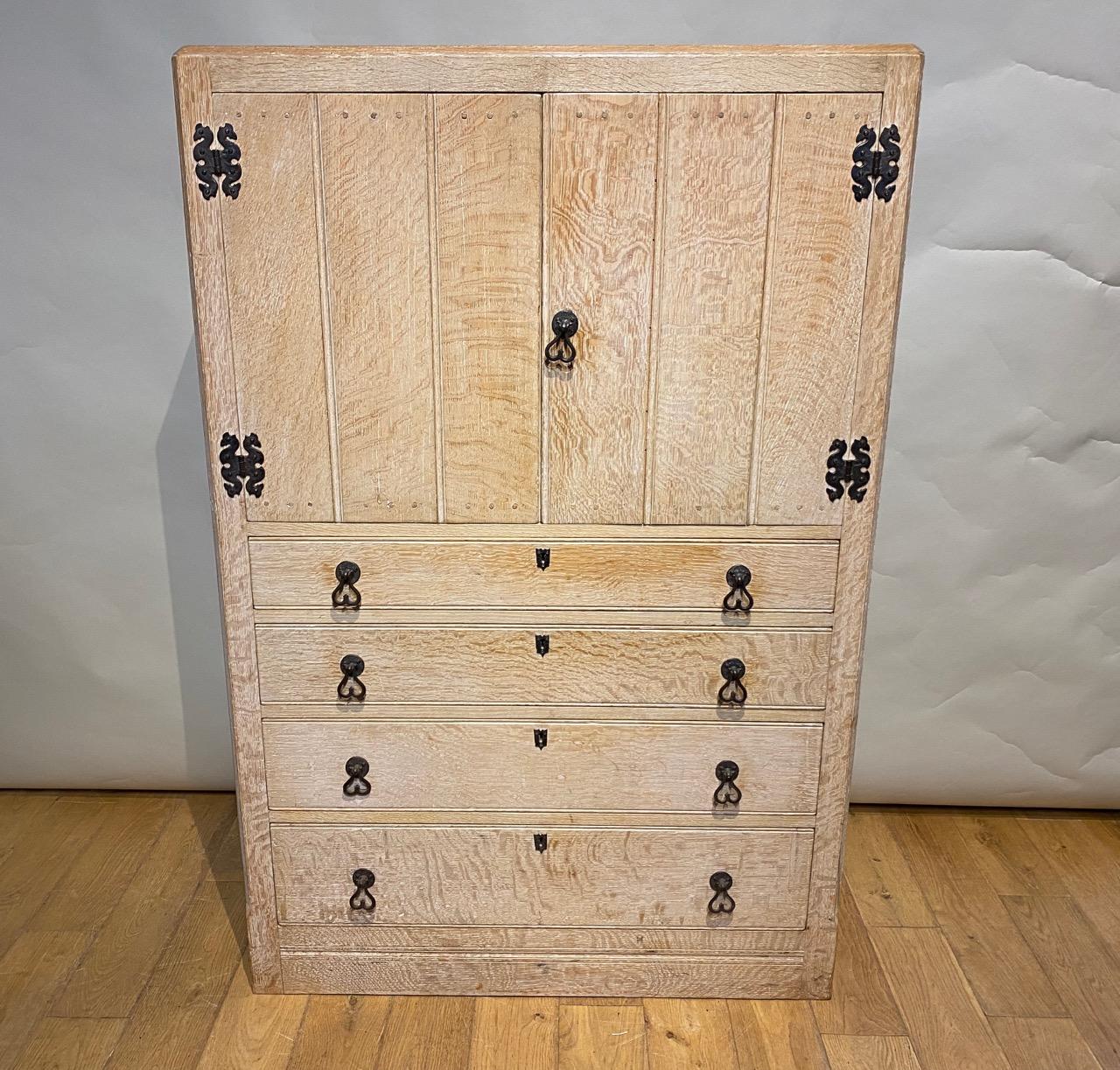 Limed Oak Cabinet