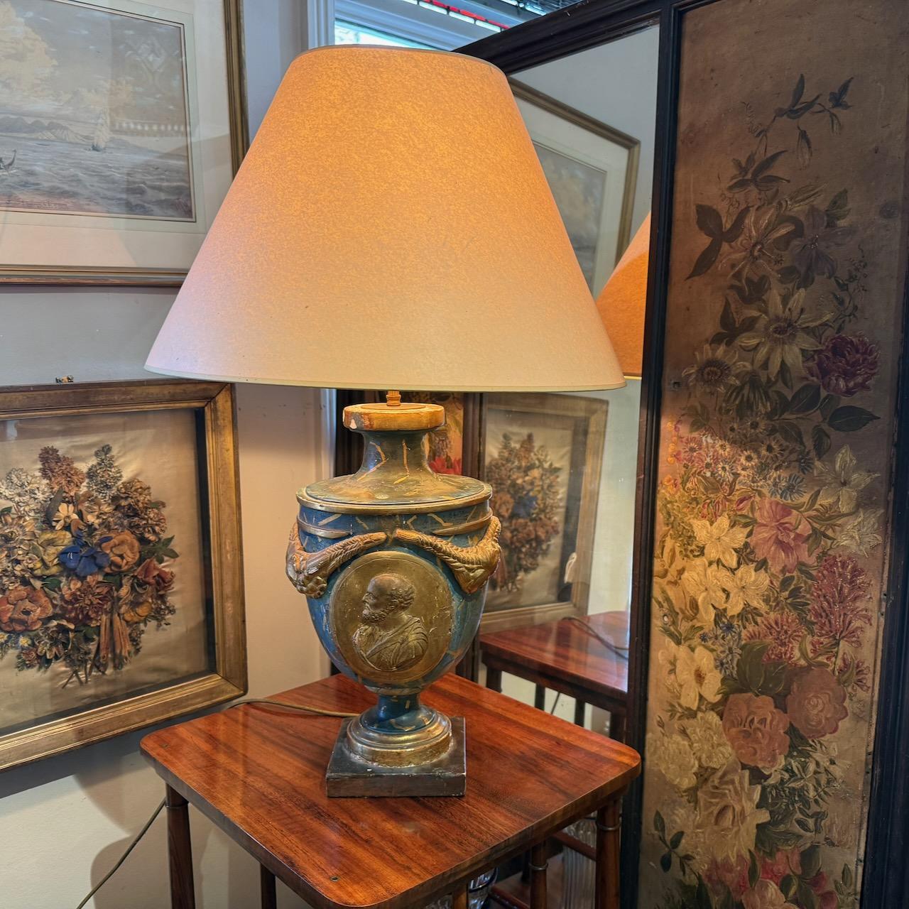 Antique Neo-Classical Lamp Base