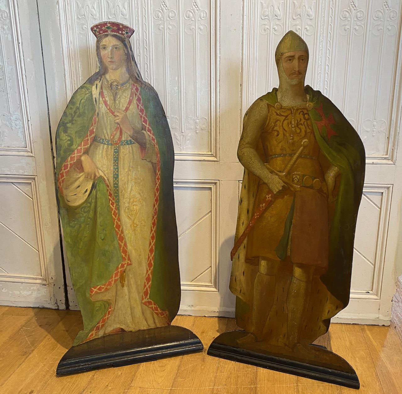 Pair of Medieval Style Dummy Boards