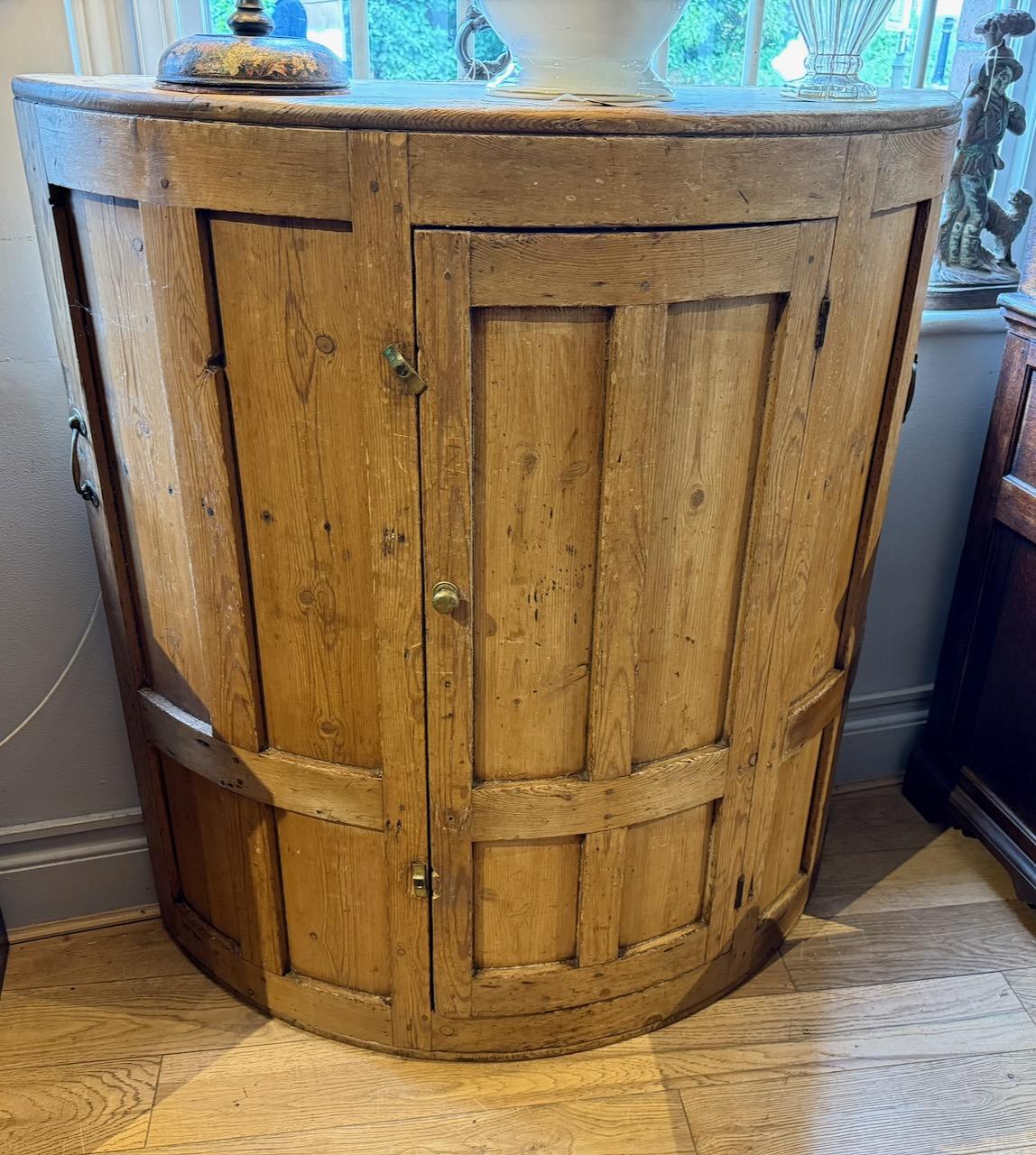 Antique Pine Cupboard (Huffer)