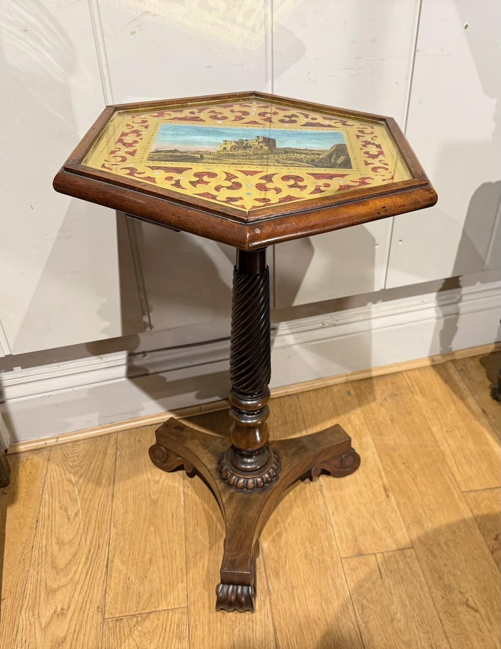 Antique Regency Mahogany Occasional Table