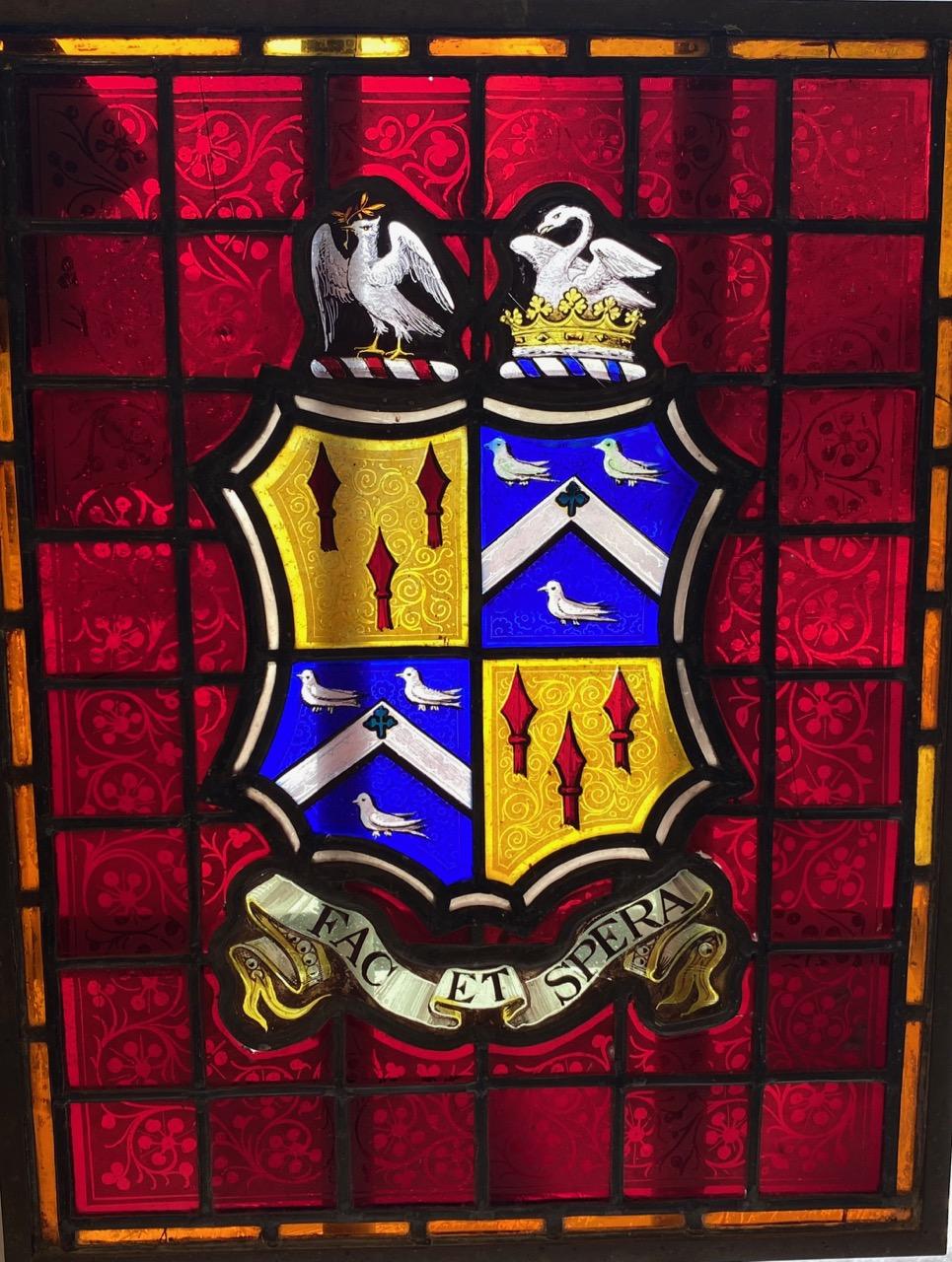 Stained Glass Armorial Panels