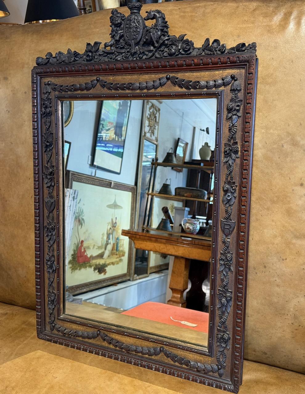 Victorian Carved Framed Mirror