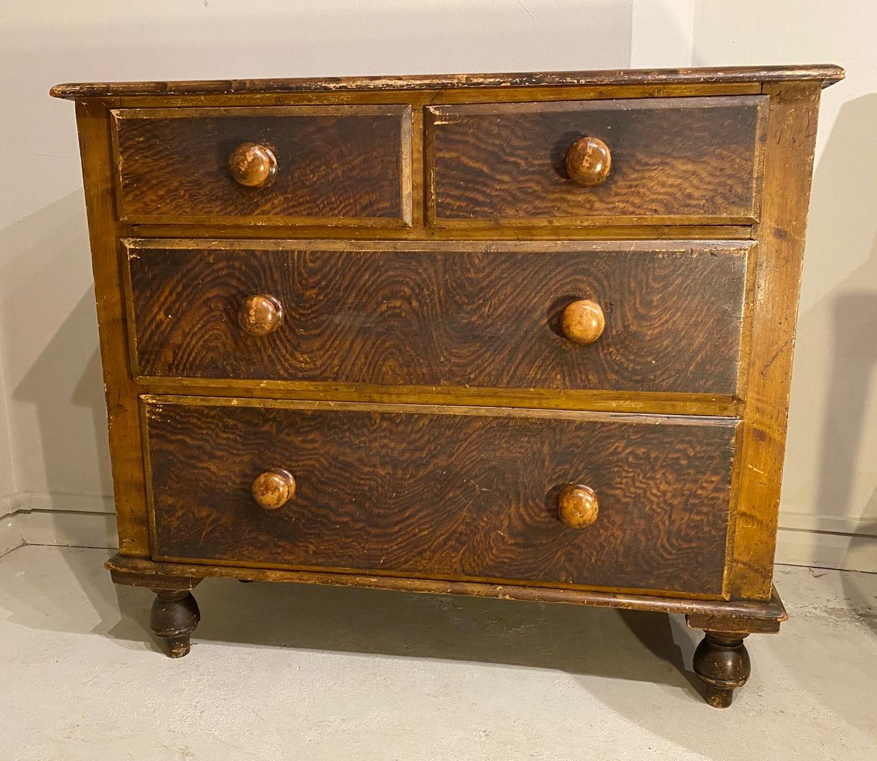 Victorian Scumbled Chest of Drawers